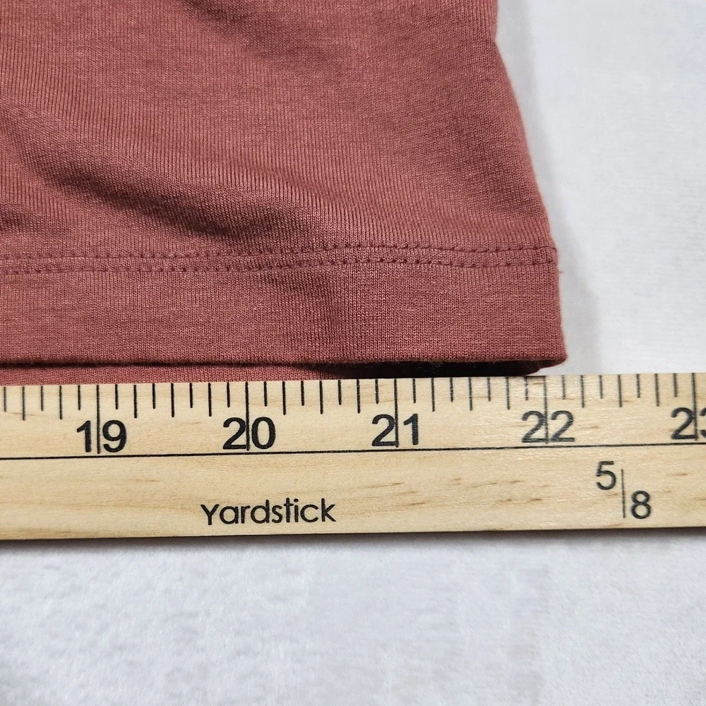 NWT ASOS Women Rust‎ Brown Jersey Maxi Skirt with Pockets Size US 8